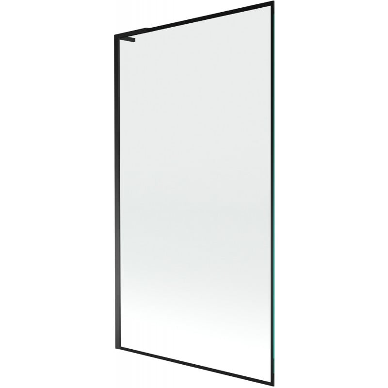 Mexen Next L parawan nawannowy 1-skrzydłowy 100 x 150 cm, czarna ramka, czarny - 895-100-000-03-70-70