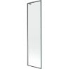Mexen Next L parawan nawannowy 1-skrzydłowy 50 x 150 cm, czarna ramka, gun metal - 895-050-000-03-70-95