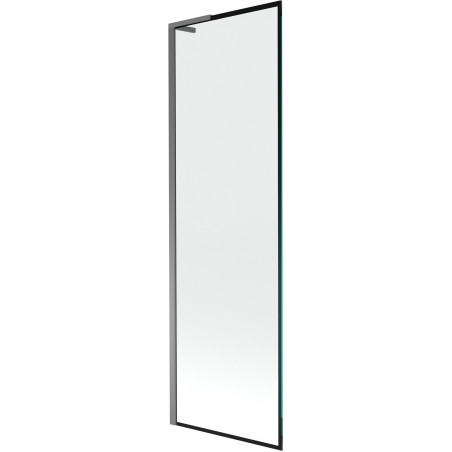 Mexen Next L parawan nawannowy 1-skrzydłowy 60 x 150 cm, czarna ramka, gun metal - 895-060-000-03-70-95
