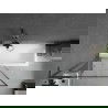 Mexen Next L parawan nawannowy 1-skrzydłowy 90 x 150 cm, czarna ramka, gun metal - 895-090-000-03-70-95