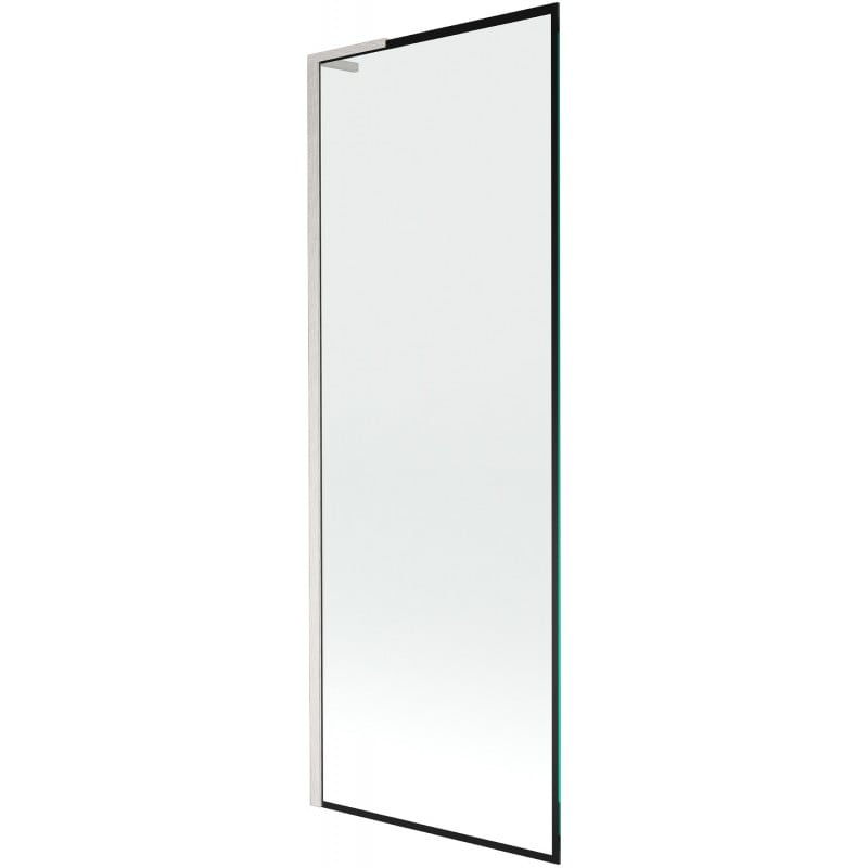 Mexen Next L parawan nawannowy 1-skrzydłowy 70 x 150 cm, czarna ramka, nikiel szczotkowany - 895-070-000-03-70-97