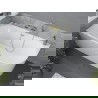 Mexen Mia wanna wolnostojąca narożna lewa 150 x 75 cm, biała, przelew złoty szczotkowany - 52691507500L-55