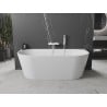 Mexen Oval wanna wolnostojąca przyścienna 180 x 80 cm, biała, przelew biały - 52671808000-20