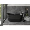 Mexen Montana wanna wolnostojąca 170 x 80 cm, czarna, przelew gun metal - 52011708070-95