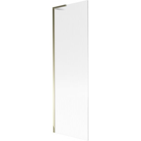 Mexen Next L parawan nawannowy 1-skrzydłowy 60 x 150 cm, prążki, złoty - 895-060-000-03-09-50
