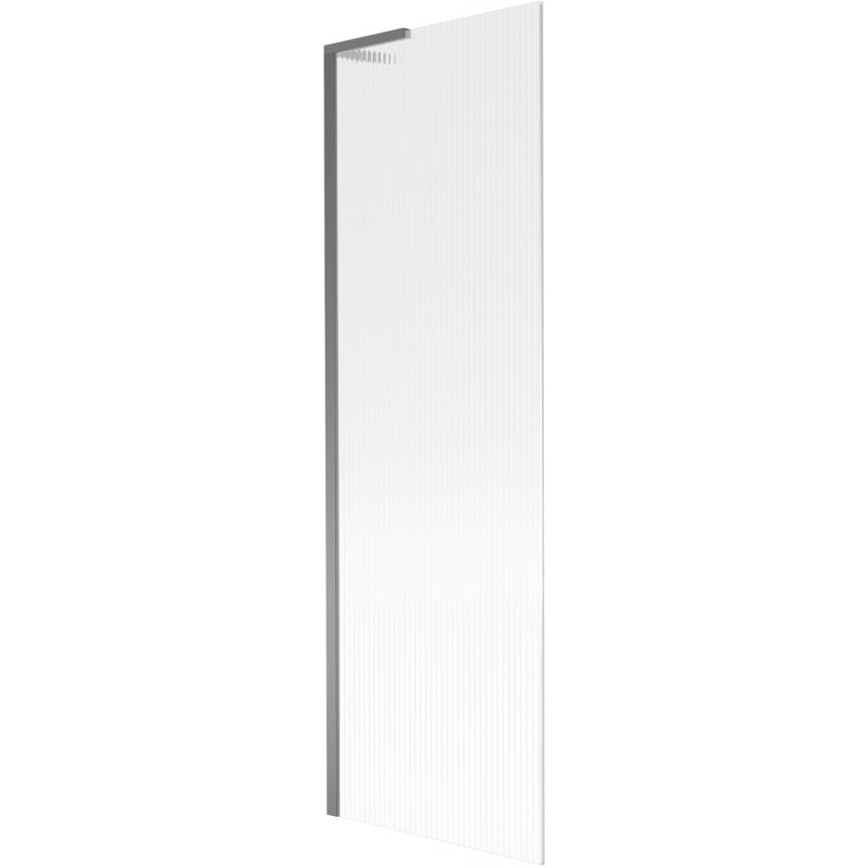Mexen Next L parawan nawannowy 1-skrzydłowy 60 x 150 cm, prążki, gun metal - 895-060-000-03-09-95