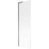 Mexen Next L parawan nawannowy 1-skrzydłowy 60 x 150 cm, prążki, gun metal - 895-060-000-03-09-95