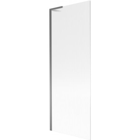 Mexen Next L parawan nawannowy 1-skrzydłowy 70 x 150 cm, prążki, gun metal - 895-070-000-03-09-95