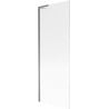 Mexen Next L parawan nawannowy 1-skrzydłowy 70 x 150 cm, prążki, gun metal - 895-070-000-03-09-95