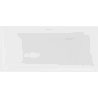 Mexen Nita wanna wolnostojąca 170 x 80 cm, biała, przelew biały - 52091708000-20