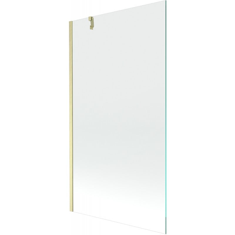 Mexen Next parawan nawannowy 1-skrzydłowy 100 x 150 cm, transparent, złoty szczotkowany - 895-100-000-00-00-55