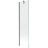 Mexen Next parawan nawannowy 1-skrzydłowy 50 x 150 cm, transparent, gun gray szczotkowany - 895-050-000-00-00-66