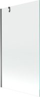 Mexen Next parawan nawannowy 1-skrzydłowy 100 x 150 cm, transparent, gun metal - 895-100-000-00-00-95