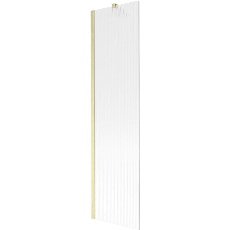 Mexen Next parawan nawannowy 1-skrzydłowy 50 x 150 cm, prążki, złoty szczotkowany - 895-050-000-00-09-55