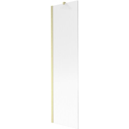 Mexen Next parawan nawannowy 1-skrzydłowy 50 x 150 cm, prążki, złoty szczotkowany - 895-050-000-00-09-55