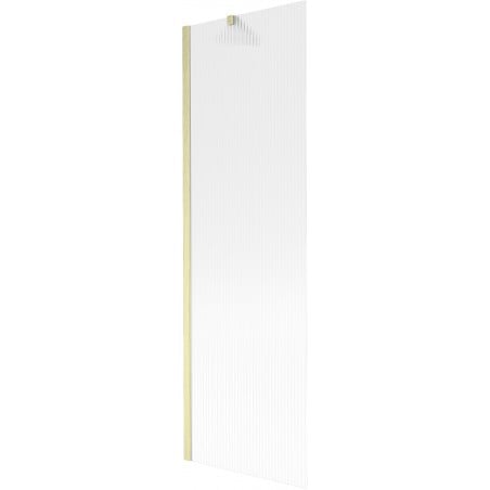 Mexen Next parawan nawannowy 1-skrzydłowy 60 x 150 cm, prążki, złoty szczotkowany - 895-060-000-00-09-55