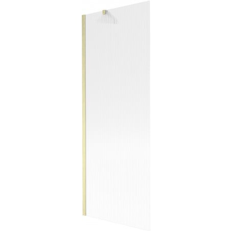 Mexen Next parawan nawannowy 1-skrzydłowy 70 x 150 cm, prążki, złoty szczotkowany - 895-070-000-00-09-55