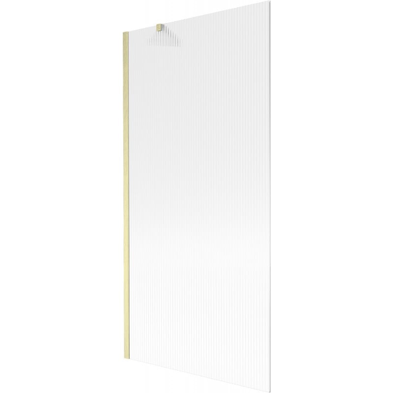 Mexen Next parawan nawannowy 1-skrzydłowy 90 x 150 cm, prążki, złoty szczotkowany - 895-090-000-00-09-55