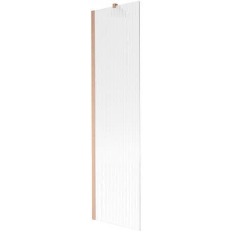 Mexen Next parawan nawannowy 1-skrzydłowy 50 x 150 cm, prążki, miedź szczotkowana - 895-050-000-00-09-65