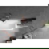 Mexen Next parawan nawannowy 1-skrzydłowy 50 x 150 cm, szron, miedź szczotkowana - 895-050-000-00-30-65