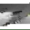Mexen Next parawan nawannowy 1-skrzydłowy 90 x 150 cm, szron, gun metal - 895-090-000-00-30-95