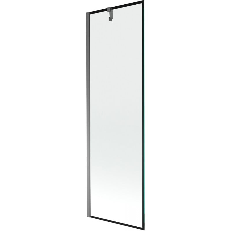Mexen Next parawan nawannowy 1-skrzydłowy 60 x 150 cm, czarna ramka, gun metal - 895-060-000-00-70-95