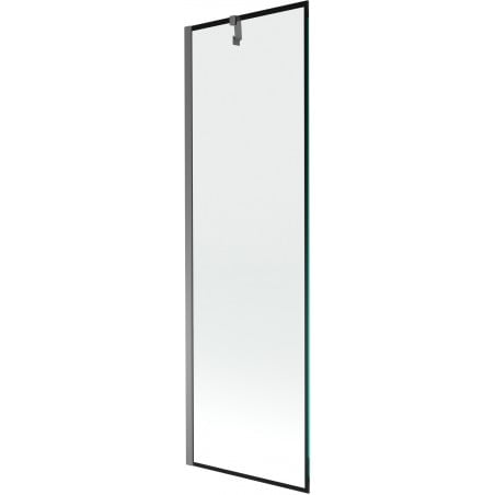 Mexen Next parawan nawannowy 1-skrzydłowy 60 x 150 cm, czarna ramka, gun metal - 895-060-000-00-70-95
