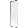 Mexen Next parawan nawannowy 1-skrzydłowy 60 x 150 cm, czarna ramka, gun metal - 895-060-000-00-70-95