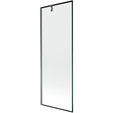Mexen Next parawan nawannowy 1-skrzydłowy 70 x 150 cm, czarna ramka, gun metal - 895-070-000-00-70-95