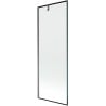 Mexen Next parawan nawannowy 1-skrzydłowy 70 x 150 cm, czarna ramka, gun metal - 895-070-000-00-70-95