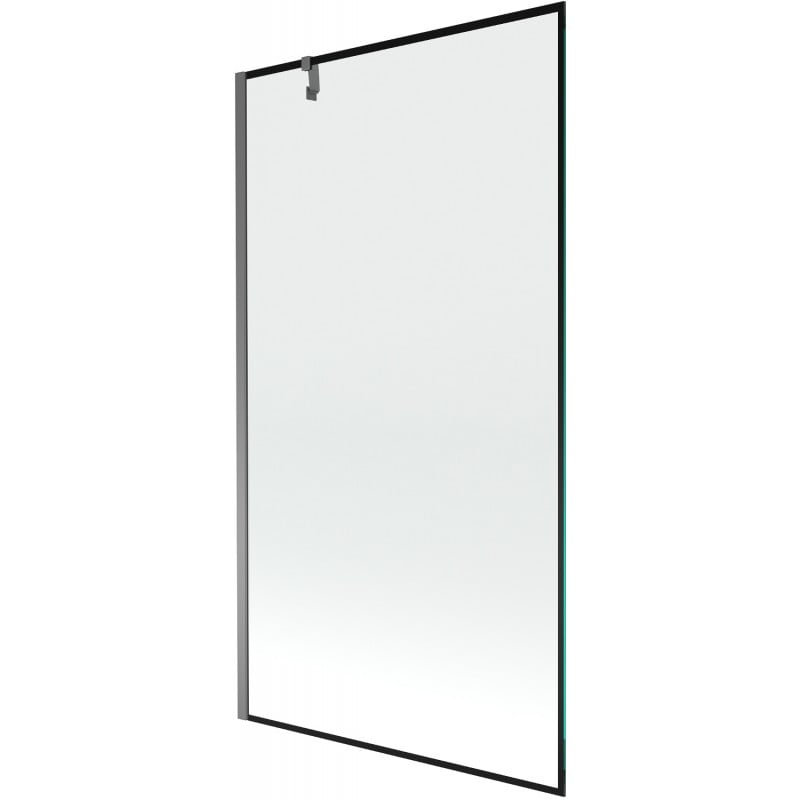 Mexen Next parawan nawannowy 1-skrzydłowy 100 x 150 cm, czarna ramka, gun metal - 895-100-000-00-70-95
