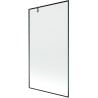 Mexen Next parawan nawannowy 1-skrzydłowy 100 x 150 cm, czarna ramka, gun metal - 895-100-000-00-70-95
