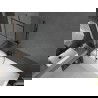 Mexen Next parawan nawannowy 1-skrzydłowy 60 x 150 cm, czarna kratka, gun metal - 895-060-000-00-77-95