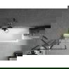 Mexen Next parawan nawannowy 1-skrzydłowy 60 x 150 cm, czarna kratka, gun metal - 895-060-000-00-77-95