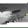 Mexen Next parawan nawannowy 1-skrzydłowy 70 x 150 cm, czarna kratka, gun metal - 895-070-000-00-77-95
