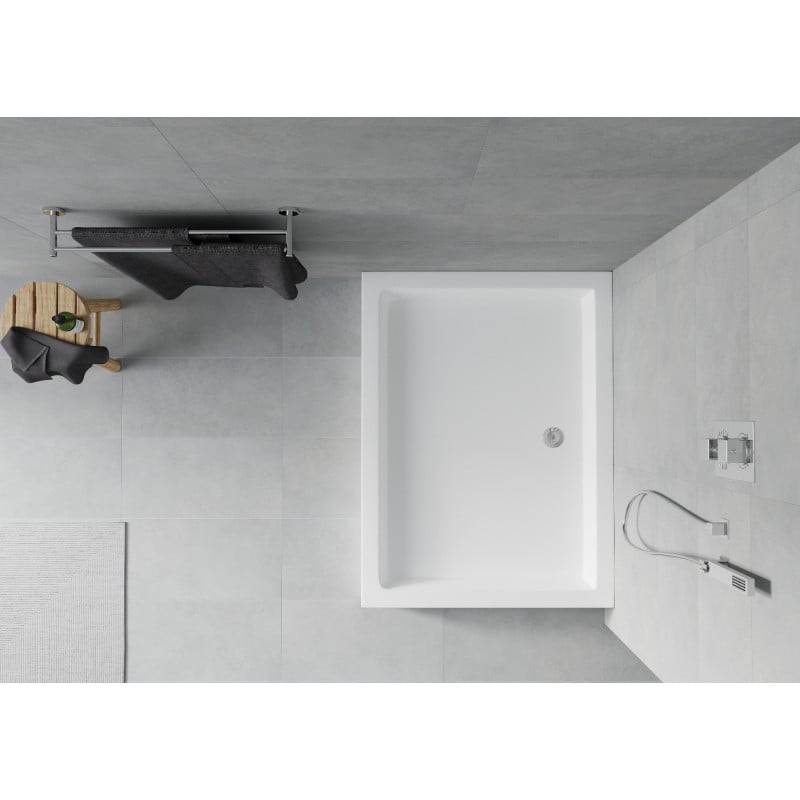 Mexen Rio brodzik prostokątny 120 x 80 cm, biały - 45108012