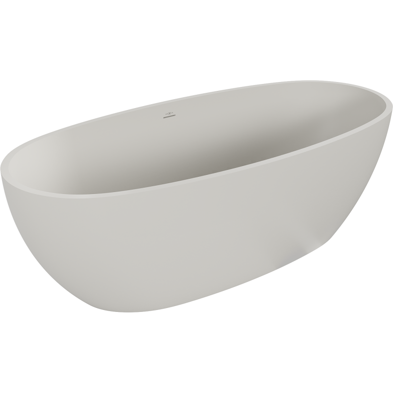 Mexen Torino wanna wolnostojąca z konglomeratu 155 x 78 cm, beton mat - 57271557861