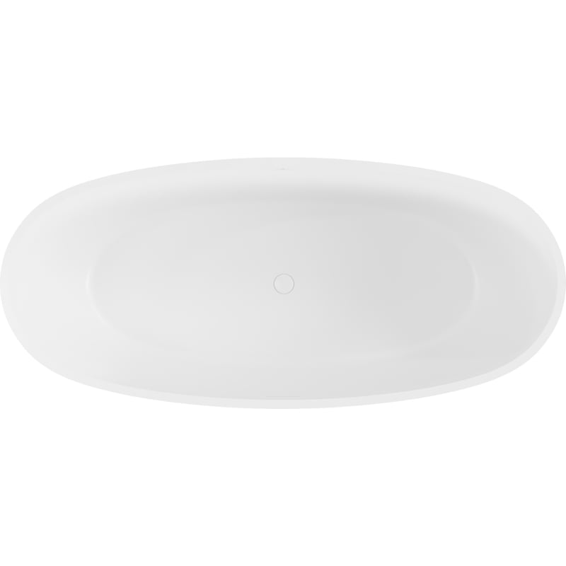 Mexen Torino wanna wolnostojąca z konglomeratu 175 x 78 cm, biała mat - 57271757800
