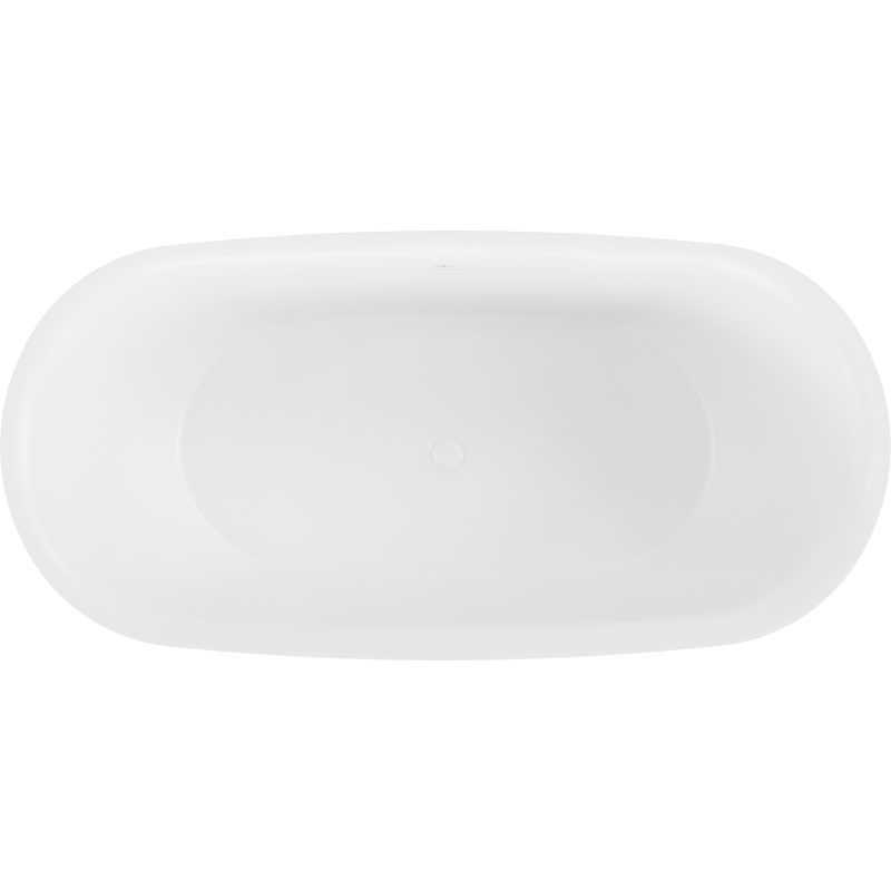 Mexen Siena wanna wolnostojąca z konglomeratu 170 x 80 cm, biała mat - 57291708000