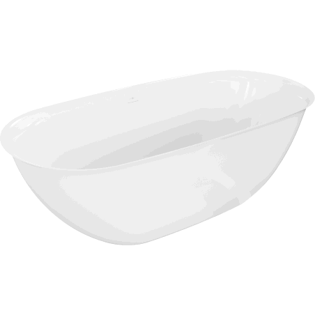 Mexen Siena wanna wolnostojąca z konglomeratu 170 x 80 cm, biała połysk - 57291708010