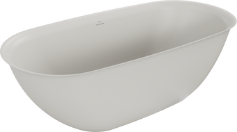 Mexen Siena wanna wolnostojąca z konglomeratu 170 x 80 cm, beton mat - 57291708061