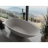 Mexen Milano wanna wolnostojąca z konglomeratu 170 x 86 cm, beton mat - 57301708561