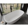 Mexen Como wanna wolnostojąca z konglomeratu 150 x 82 cm, biała mat - 57311508200