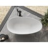 Mexen Milano wanna wolnostojąca z konglomeratu 170 x 86 cm, biała mat - 57301708500