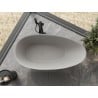 Mexen Milano wanna wolnostojąca z konglomeratu 150 x 82 cm, beton mat - 57301508561