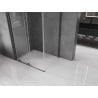 Mexen Velar kabina prysznicowa rozsuwana 100 x 80 cm, transparent, gun metal - 871-100-080-01-95