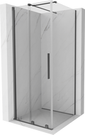 Mexen Velar kabina prysznicowa rozsuwana 100 x 100 cm, transparent, gun metal - 871-100-100-01-95