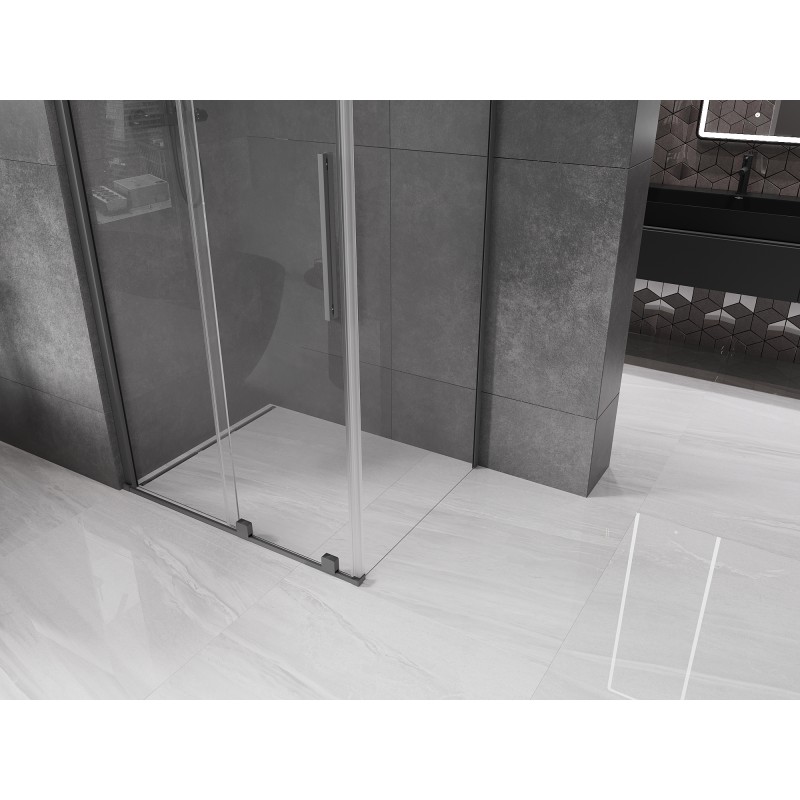 Mexen Velar kabina prysznicowa rozsuwana 110 x 70 cm, transparent, gun metal - 871-110-070-01-95