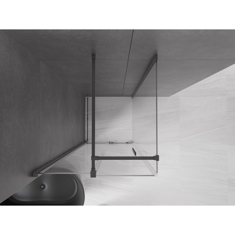 Mexen Velar kabina prysznicowa rozsuwana 120 x 120 cm, transparent, gun metal - 871-120-120-01-95