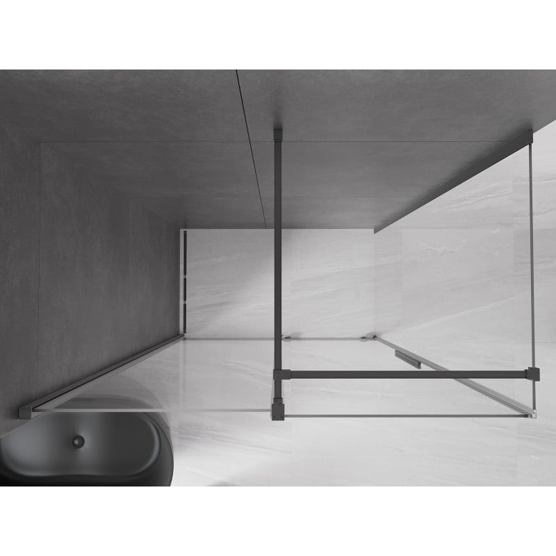 Mexen Velar kabina prysznicowa rozsuwana 130 x 75 cm, transparent, gun metal - 871-130-075-01-95